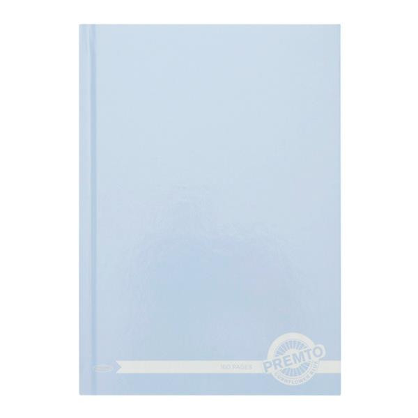 Premto Pastel A5 160pg Hardcover Notebook - Cornflower Blue